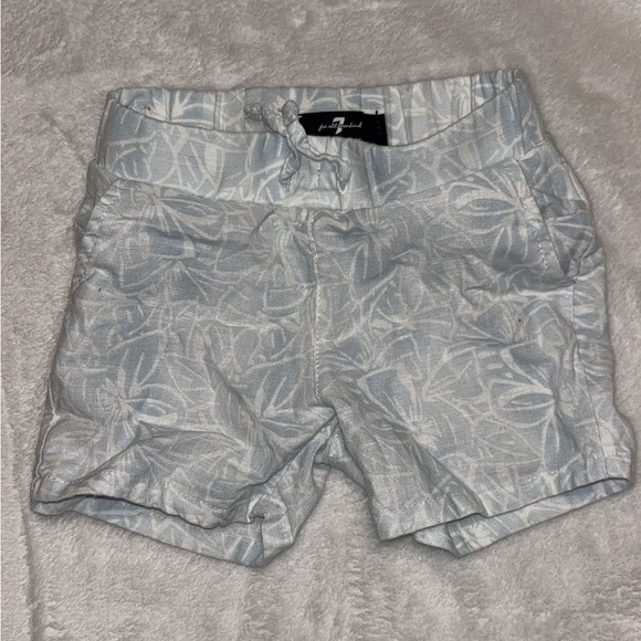 Kids Blue Leaf Print Matching Set - Picture 3 of 3